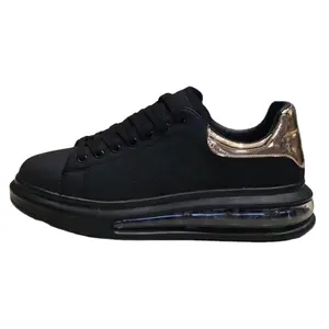 2023 colore oro nero calzature primaverili action leaehter tomaia uomo e donna coppia scarpe da ginnastica casual scarpe da corsa