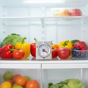 Nouveau thermomètre de réfrigérateur SW en acier inoxydable, thermomètre de table pour appareils de stockage à <span class=keywords><strong>basse</strong></span> température en cuisine, garde les aliments frais - Product Image 1