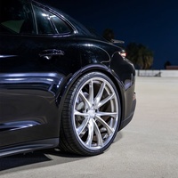 168 Ruedas Personalizadas de Aleación de Aluminio Forjado de 18-21 Pulgadas con Acabado Cepillado y Diseño Multirradio 5x112 5x130 para Porsche Cayenne Panamera 911 718