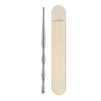Bâton d'acupression en acier inoxydable à double extrémité, outil Gua Sha pour le visage et les yeux, sonde de massage des méridiens, stylo d'acupuncture