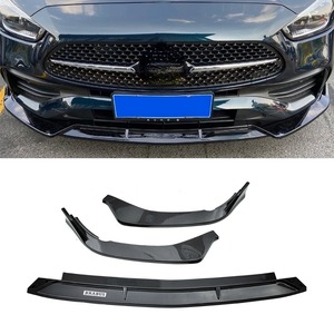 For Mercedes Benz C-Class W206 C200L C260L 2022-2024 <b>Car</b> Front Bumper Lip Splitter <b>Diffuser</b> Body Kit Bumper Guard Protector - Product Image 3