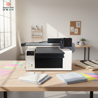 Impresora UV 6090 de Alta Resolución, Impresora de Inyección de Tinta UV para Impresión en Cuero, Madera y Lienzo