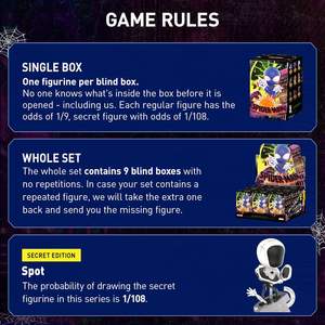 Figurines PVC MART Marvel <span class=keywords><strong>Spider</strong></span>-<span class=keywords><strong>Man</strong></span>: Across the <span class=keywords><strong>Spider</strong></span>-Verse, boîte mystère, design aléatoire, jouets d'action à collectionner - Product Image 2