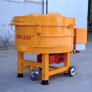 Pmixer 250kg 500kg cemento insieme sabbia Pan Mixer per la vendita prefabbricato betoniera portatile Pan Mixer per refrattari - Product Image 1