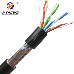 Câble Ethernet Gigabit UTP blindé 4*2 paires Cat6 500m en boîte pour extérieur, compatible D-Link, Cat5e SFTP pour intérieur - Product Image 1