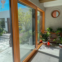 Puertas y Ventanas de Materiales de Construcción Directos de Fábrica, Solución para Proyectos de Viviendas, Aislamiento Térmico, Revestimiento de Aluminio, Exterior, Dormitorio