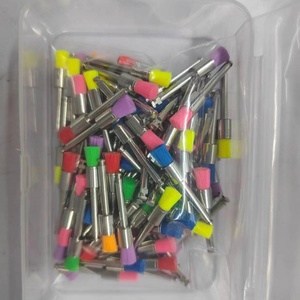 100 Pezzi Spazzole Dentali Monouso in Nylon per Lucidatura, Colorate, Tipo Piatto con Attacco a Scatto per Pulizia con Fonte di Alimentazione a Turbina - Product Image 5