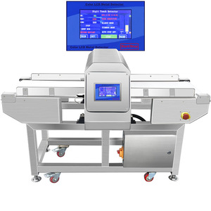 Preço fábrica Tela Toque Embalagem Folha De Alumínio <span class=keywords><strong>Detector</strong></span> De <span class=keywords><strong>Metal</strong></span> De Alimentos Correia Transportadora <span class=keywords><strong>Detector</strong></span> De <span class=keywords><strong>Metal</strong></span> Industrial - Product Image 1