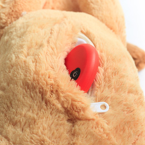 Pet Riscaldamento Peluche Giocattolo Aiuti Alla Formazione Giocattolo di Battimento di Cuore Lenitiva Della Bambola Della Peluche di Sonno per Smart Cani Gatti - Product Image 4