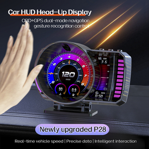 Nouvelle version 5.27 <span class=keywords><strong>HUD</strong></span> P6 OBD+GPS Système double intelligent avec alarme de vitesse, haute résolution, sans latence, <span class=keywords><strong>HUD</strong></span> pour voiture - Product Image 5