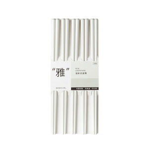 Alloy Chopsticks Round Solid Color Non Slip Mildew Resistant High Temperature Resistant One Per Person Tableware - Product Image 5