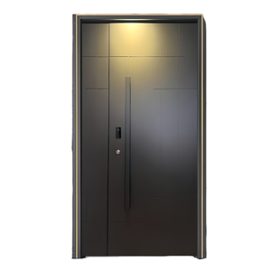 High-<span class=keywords><strong>End</strong></span>-Wohne ingang Doppeltür ige Sicherheit Wasserdichter feuchtigkeit beständiger Stahl Fein gefertigte vordere Eingangstür - Product Image 5