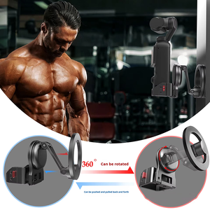 Soporte de cámara de acción magnética plegable multifuncional de metal para Osmo Pocket <span class=keywords><strong>3</strong></span> para trípode monopié - Product Image 4