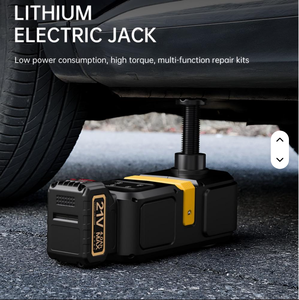 Cric hydraulique électrique 5 tonnes en acier ABS métal pour voiture, batterie au lithium 21V, élévateur <span class=keywords><strong>de</strong></span> plancher 36cm avec 1 an <span class=keywords><strong>de</strong></span> garantie - Product Image 2