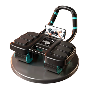 Coosport מפעל כושר ישיר חדש 4 גלגל abs רולר פלדה גלגל בטן גלגל eva מכונת שקופיות - Product Image 1