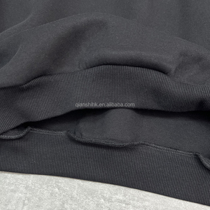 Ropa de calle Boxy Half Zip Polo Hoodie Unisex Heavyweight Quarter Zip sudadera logotipo personalizado algodón sudaderas de hombre de gran tamaño - Product Image 5