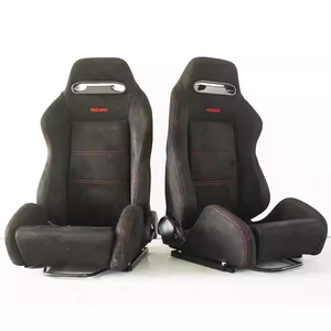 Asientos Deportivos Recaro Mugen Bordados en Rojo para Autos Modificados, Venta al Por Mayor YLC, Tamaño Pequeño - Product Image 1