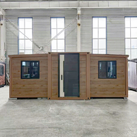 Nouvellement Conçu - Conteneur en Acier Extensible de 20 Pieds - Maison Mobile Modulaire - Appartement Préfabriqué de Luxe avec Chambre à Coucher - Économie d'Énergie - Moderne