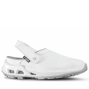 JALLATTE - JOJO208-44 White/grey safety <b>clog</b> JALDEREK ESD OB A E FO WRU SRC - EAN 3597810284487 <b>CLOGS</b> - Product Image 1