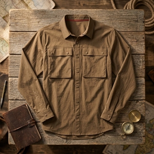 Camicia da Pesca Estiva Personalizzata per Uomo, Manica Lunga, Protezione Solare UPF 50+, Leggera, Asciugatura Rapida, Traspirante, 100% Poliestere - Product Image 2