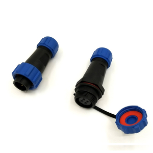 Connecteur étanche SP13 IP68 en cuivre à 2 broches, <span class=keywords><strong>prise</strong></span> mâle et femelle SP13 - Product Image 5