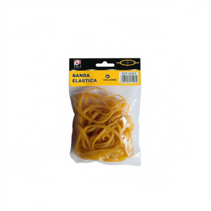 Banda Elastica Rubber Band 127x4mm Exercise Bands Yellow Pack of 12 - Product Image 2
