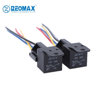 Relais automobile pour voiture 12Vdc 40A NC/NO/Conversion Plug in 4pin 5pin Relay Socket and Harness Kit with Plastic/Metal Stand