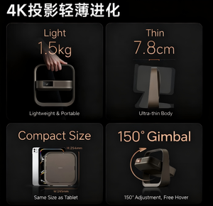 Neuer XGIMI Z9X Laser <span class=keywords><strong>Pico</strong></span> 4K Projektor 1300 ANSI Lumen 0,98-1,3:1 Optischer Zoom Tragbarer Heimkino Smart Android Projektor - Product Image 5