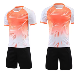 Conjunto de Camiseta de Fútbol Personalizada para Hombre, Uniforme de Fútbol de Secado Rápido, Equipación de Entrenamiento con Estampado del Club, Ropa Deportiva de Manga Corta - Product Image 1