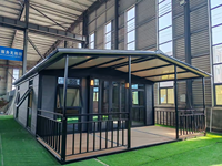Maison préfabriquée de luxe, mini-maison prête à être expédiée avec 2 chambres, maisons modulaires, maisons préfabriquées chinoises