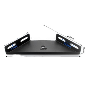Support d'angle triangulaire multifonctionnel moderne en acier inoxydable pour meubles, fixation d'étagères - Product Image 1