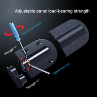 Accessoires pour meubles : Charnière hydraulique à bascule réglable pour portes de placard, meubles pliants, tables de toilette et petits meubles de bureau