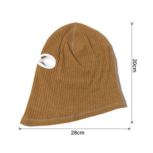 Passamontagna invernale per sport all'aria aperta <span class=keywords><strong>maschera</strong></span> per viso integrata in lana a maglia intera protezione per le orecchie calda e antivento - Product Image 4