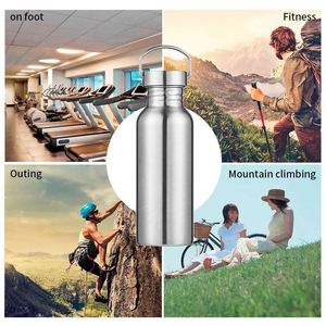 Customized Outdoor 500/600/750/1000ml Double Wall 304 Stainless Steel Vacuum <b>Flask</b> Thermal Insulation 6-12 Hours Temperature - Product Image 6