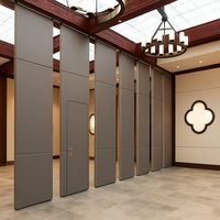 Cloison amovible en bois pour salle de banquet et bureau |   Système de cloisonnement de pièce coulissant et pliable