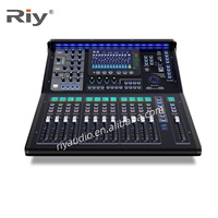 Console de mixage numérique professionnelle TQ22 pour DJ avec 8 sorties AUX, construction métallique, puissance 50W - Audio/Vidéo/Éclairage