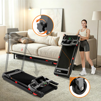 Tapis roulant électrique pliable portable YUNPAO, capacité maximale de 120 kg, utilisation à domicile, 15 niveaux d'inclinaison automatique pour l'application FITShow
