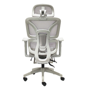 Silla Gamer Ergonómica de Alta Gama con Reposapiés, Cómoda Silla de <span class=keywords><strong>Oficina</strong></span> Giratoria Reclinable de Malla para E-Sports con Soporte Lumbar - Product Image 3