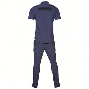 Nouvel ensemble d'uniformes de sécurité bleu marine pour la Chine : tenue formelle de garde (haut et pantalon) - Product Image 5