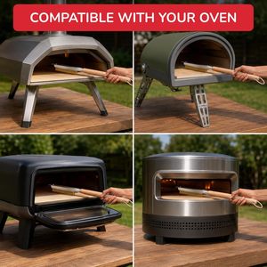 Kit di Accessori per Forno <span class=keywords><strong>Pizza</strong></span> in Metallo Include Tagliapizza, Raschietto per Impasto, Paletta e Pennello - Set da 6 Pezzi per Preparazione <span class=keywords><strong>Pizza</strong></span> Casalinga - Product Image 6
