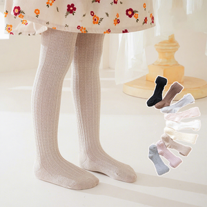 Pantimedias de Algodón Suave de Alta Calidad para Niñas, Medias Transpirables con Lazo, Leggings para Bebés, Niñas y Jóvenes - Product Image 4