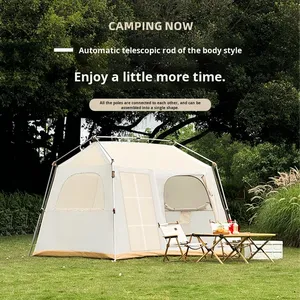Tente de camping personnalisée New Cloud Dancer 6.0 Ridge, quatre saisons, double couche, structure en acier, tissu Oxford, 3-4 personnes, entièrement automatique - Product Image 2