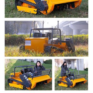 Cortadora de Césped YARMAX a Gasolina de 4 Tiempos con Control Remoto y Cuchillas Rotatorias de Grado Profesional - Product Image 2