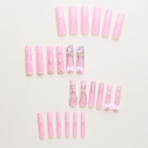 Lime à ongles de commerce extérieur pour manucure, style européen et américain, avec strass effet arc et diamant, pour ongles longs et effet armure, modèle à succès international - Product Image 3