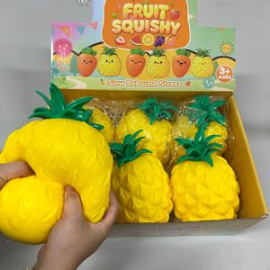 ของเล่นบีบสับปะรดแบบนุ่มนวล ของเล่นบีบผลไม้แบบหนา ยืดหยุ่นได้ ของเล่นบีบสควิชชี่ที่มีความยืดหยุ่นสูง - Product Image 1