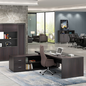 Xusheng Hiện Đại Sang Trọng L-Hình CEO Quản Lý Điều Hành Bàn Convertible Văn Phòng Bằng Gỗ Bảng Cho Nội Thất Văn Phòng - Product Image 3