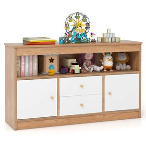 <span class=keywords><strong>Coffre</strong></span> à jouets en bois pour enfants, organisateur de rangement pour jouets, bibliothèque avec tiroirs et armoires pour salle de jeux, chambre d'enfant - Product Image 5