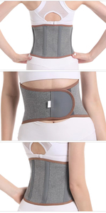 Cintura da allenamento in vita traspirante con stampa personalizzata a compressione regolabile per rifilare il supporto per la schiena - Product Image 5