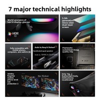 Lunettes intelligentes RayNeo Air 4 avec TV portable, compatible HDR10, appareil de visionnage XR haute définition, compatible iPhone 17