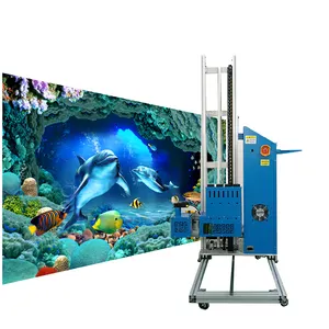 Baishixin Tragbarer vertikaler Tinten wand drucker zum Drucken von Bildern auf Beton/Glas/Keramik 3d 5d UV-Wand druckmaschine